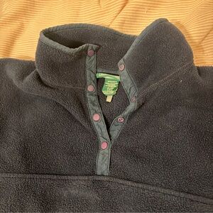 LL Bean fleece pullover